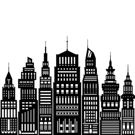 Premium Vector Modern Big City With Buildings And Skyscraper