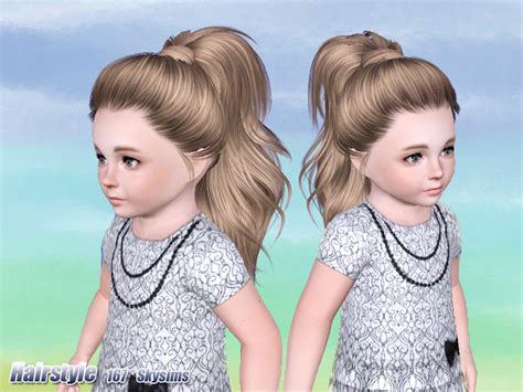 The Sims Resource Skysims Hair Toddler 167