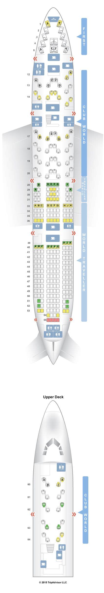 Seatguru Seat Map British Airways Boeing 747 400 744 V2 Seatguru