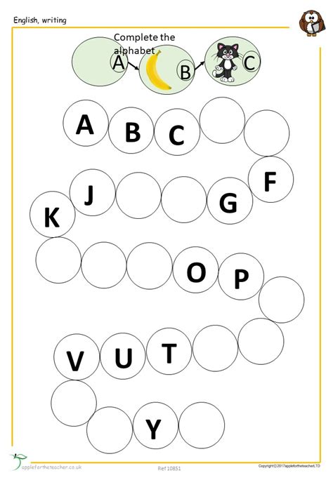 Free Printable Uppercase Missing Alphabet Worksheet A To Z Acti