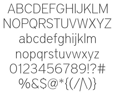 District Thin | Thin fonts, Clean fonts, Typography fonts