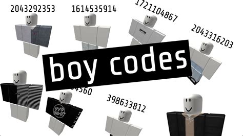 Boy Outfit Codes For Robloxian High School
