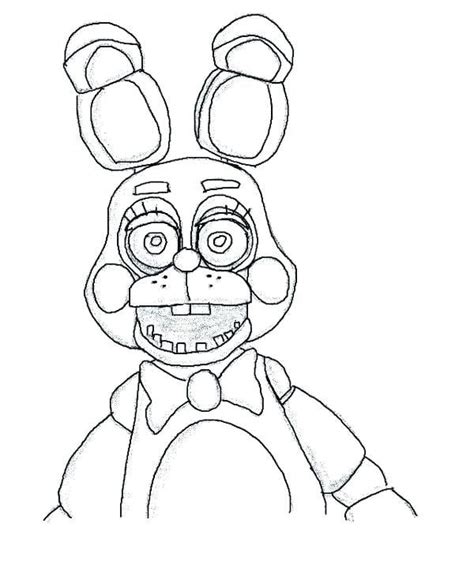 Free Download Fnaf Bonnie Coloring Pages