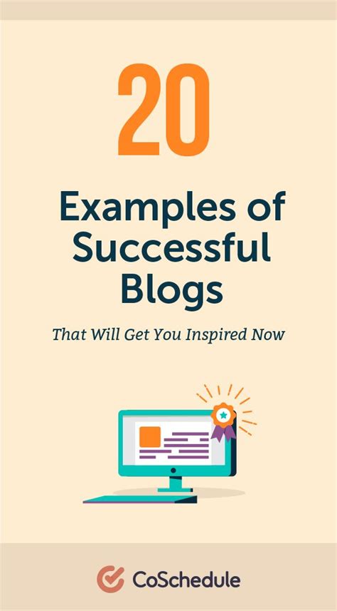 The Cover Of 20 Examples Of Successful Blogs That Will Get You Inspired Now