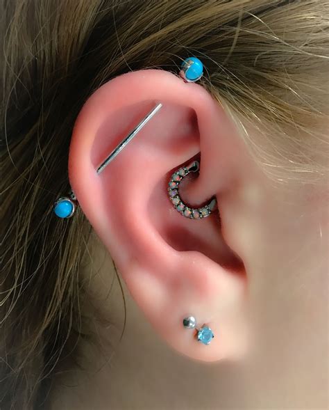 Pin By Body Piercing By Qui Qui On Daith Piercings Ear Cuff