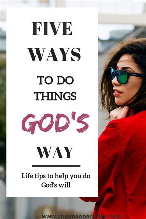 Prosper chioma living god : Five tips to help you pray God's will over your life | Knowing god, Christian lifestyle ...