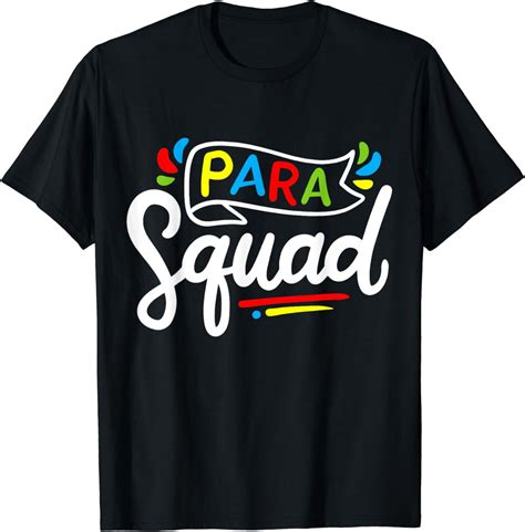 Para Squad Teacher Paraprofessional Para Professional T-Shirt - Walmart.com