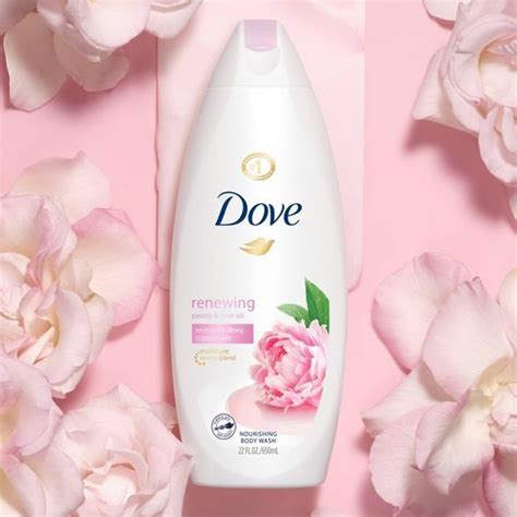 Dove Beauty Renewing Peony And Rose Oil Body Wash 22 Fl Oz Dove Body