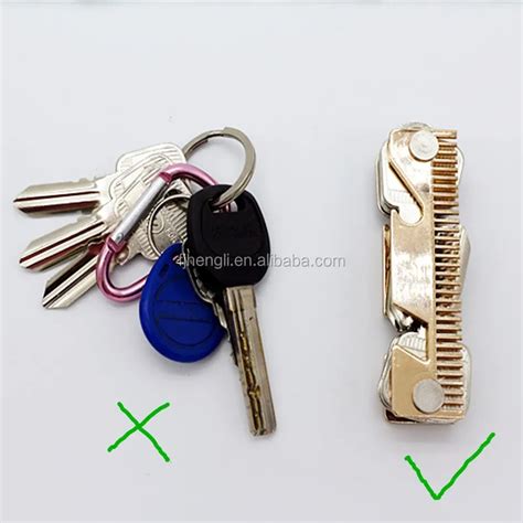 Key Organizer Up To 15 Keys Smart Keychain Holder Multi Function