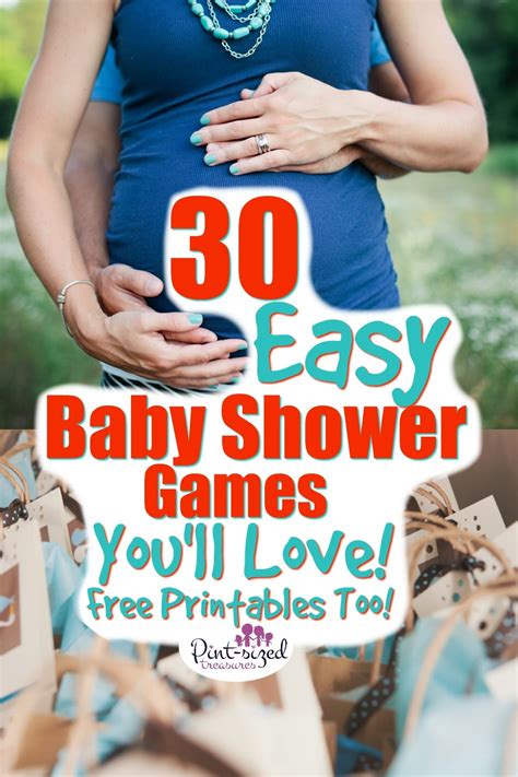 30 Easy Baby Shower Games That Are FUN Pint Sized Treasures