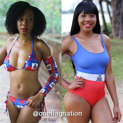 haiti flag flag bikini haitian
