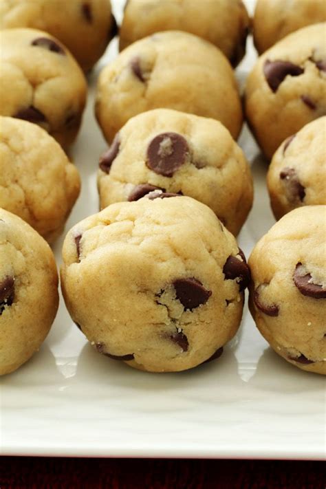 Chocolate Chip Cookie Dough Bites My Recipe Treasures