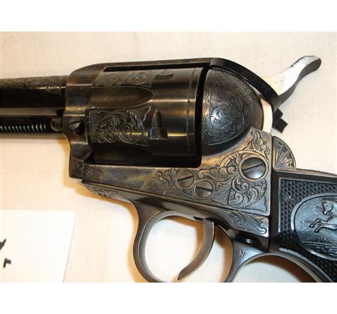 Colt Cowboy 45 Revolver 5 12 Barrel Engraved By Michael Gouse Nib