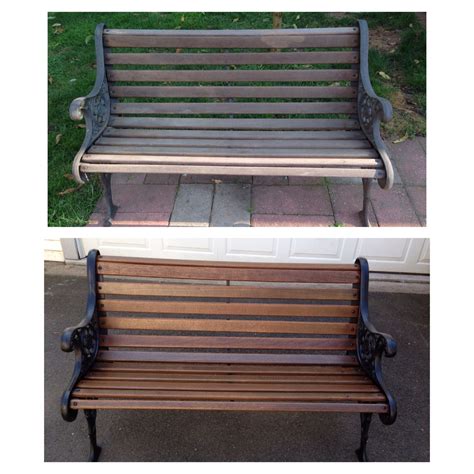 Antique Cast Iron Park Bench That Was Completely Restored Restoration