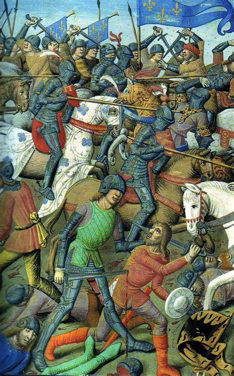 A Battle Scene C 1470 Cotton Ms From Pamela Porters Medieval