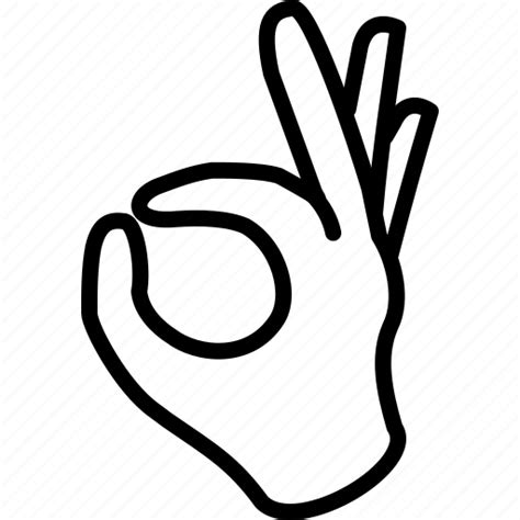 Ok Hand Symbol Png Free Logo Image