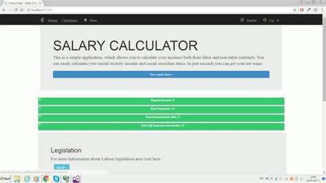 It is quite an old project and the website is not being maintained, thus, a lot of information is obsolete, but a pcb cost calculator is just a tool to help. Salary Calculator - Asp.Net MVC - YouTube