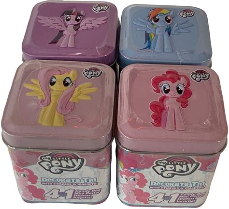 Bulls I Toy My Little Pony 4 In 1 Deluxe Collector 4 Mini Tins