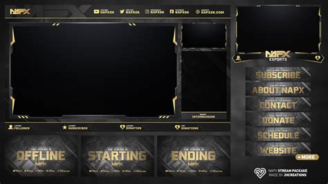 Twitch Overlay Projects Photos Videos Logos Illustrations And