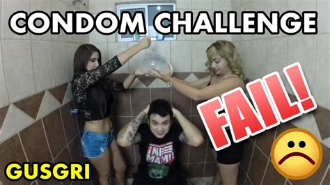 Condom Challenge Gusgri Fail Youtube