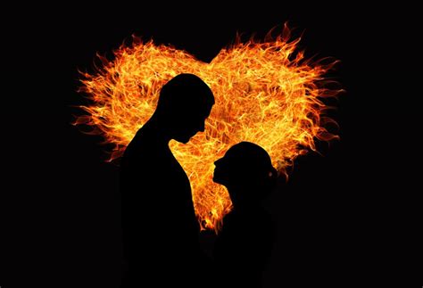 I love you mom 61. Heart Fire Orange Yellow Couple Love 4K Wallpaper - Best ...