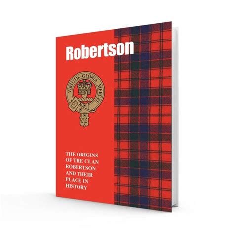 Robertson Clan Book Scottish Shop Macleods Scottish Shop