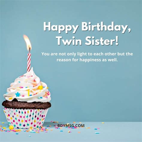 Birthday Wishes For Twin Sisters Bdymsg