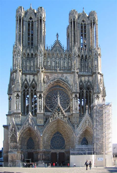 Gothic Architecture Notre Damedereimsfrance Study