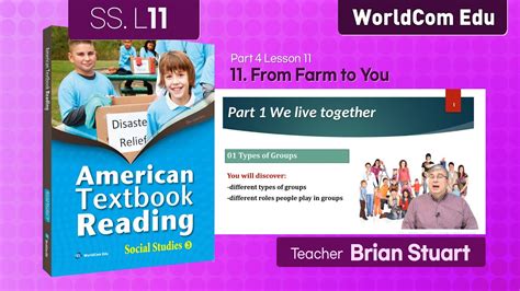Learn English American Textbook Reading Social Studies Grade 3