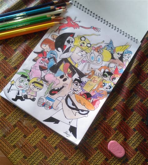 Drawing Of Some Of My Favourite Cartoon Characters Rbeginnerart