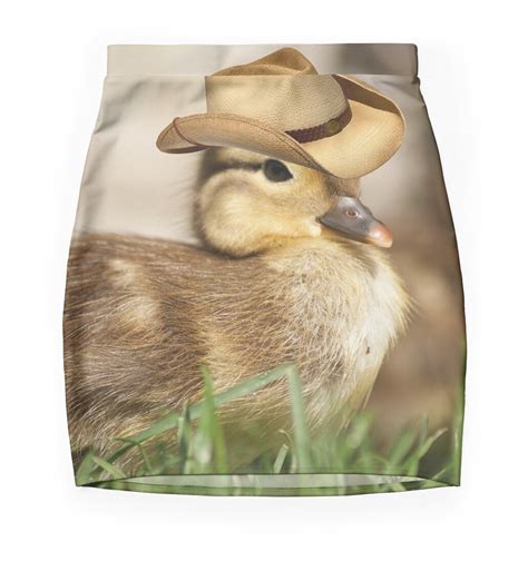 Did cowboy wear cowboy hats? "Duck wearing cowboy hat 1" Mini Skirts by cow-ducks ...