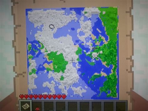Using The Map Item On Minecraft Xbox 360 Arqade
