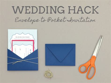 Best Diy Pocketfolds For Your Wedding Invitations