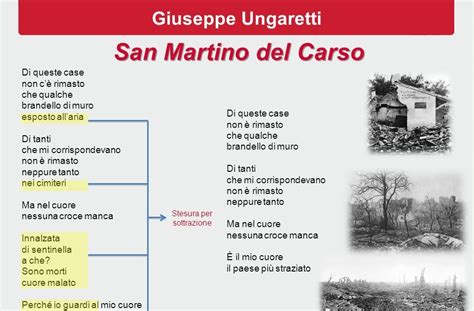 San Martino Del Carso Poesia Analisi - San Martino Del Carso Poesia Testo - Poesie Image