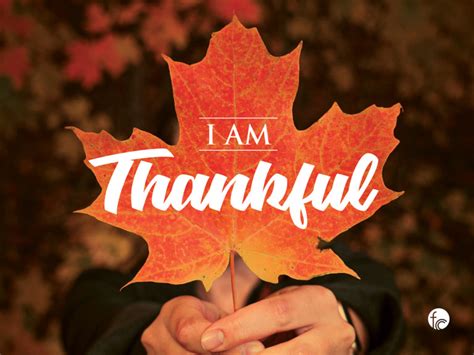 I Am Thankful Franklin Christian Church