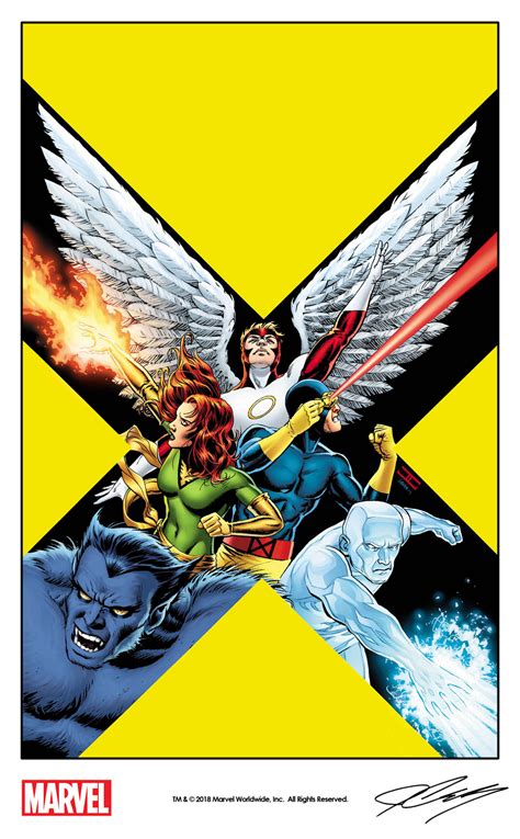 The Original X Men By John Cassaday From His The Marvel Project