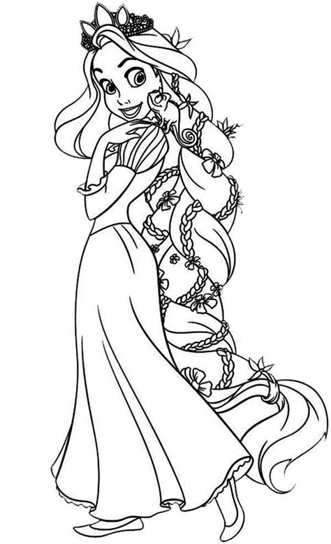 Full Body Drawing Of Rapunzel Clip Art Library