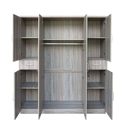 Wardrobe Cabinet With 4 Door2 Drawer 111011 Sanyang