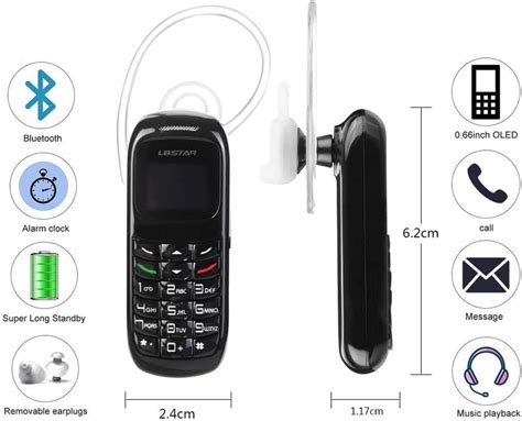 Smallest Mobile Phone L8star Bm70 Tiny Mini Mobile Black Unlocked Ebay