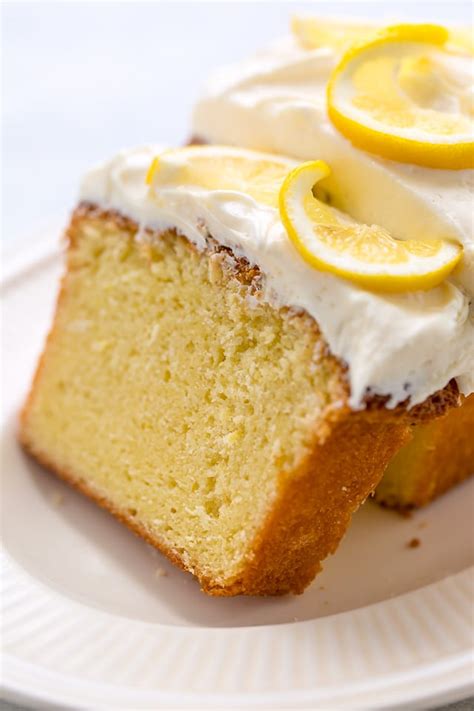 Lemon Pound Cake With Lemon Cream Cheese Frosting Baker By Nature