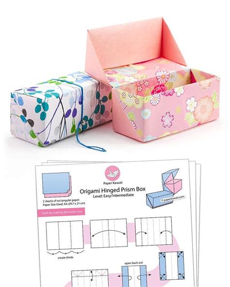 Diy Origami Box Origami Simple Origami Box Tutorial Origami Modular