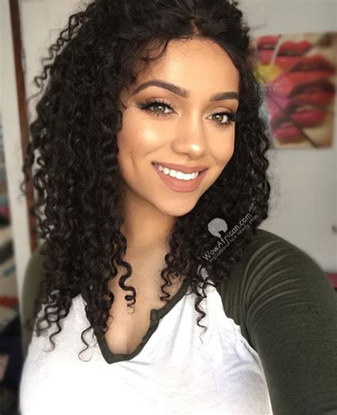 Brazilian Virgin Hair Alyssa Inspired Curls Glueless Lace Wigs Gfl24
