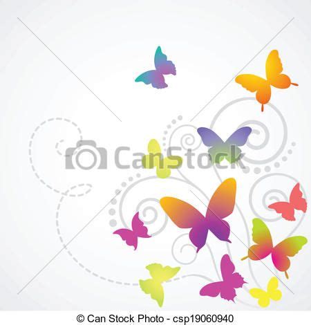 EPS vector de vector mariposas Plano de fondo diseño csp19060940