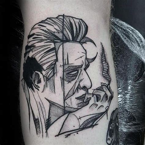 'i'm in your corner' tattoo on her right arm. 50 Johnny Cash Tattoo Designs For Men - Musician Ink Ideas