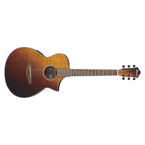 Ibanez Aewc32fm Acoustic Electric Guitar Laurel Fretboard Amber