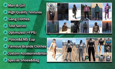 Make 8 Gb Platium Clothing Pack And Eup Pack For Fivem By Ptilris Fiverr