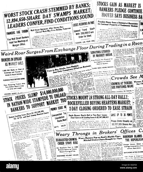The Great Depression Newspaper