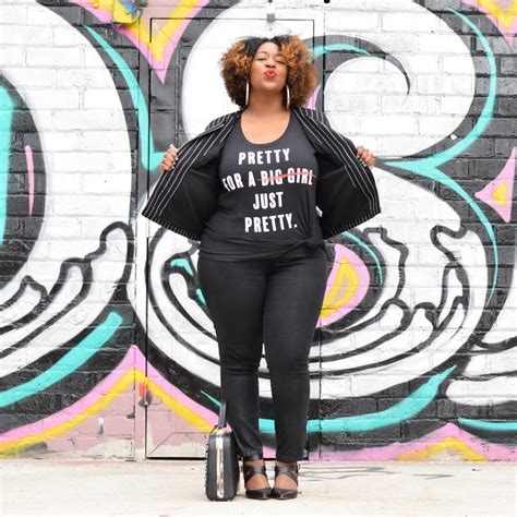 In My Joi Just Pretty Plussize Graphictee Allblackeverything Knit