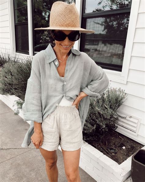 Itsy Bitsy IndulgencesEveryday Style Ways To Wear Linen Shorts Linen Summer Outfits