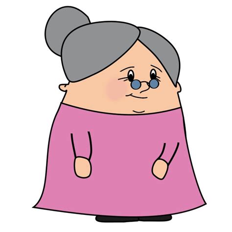 old fat woman granny clip art free image download